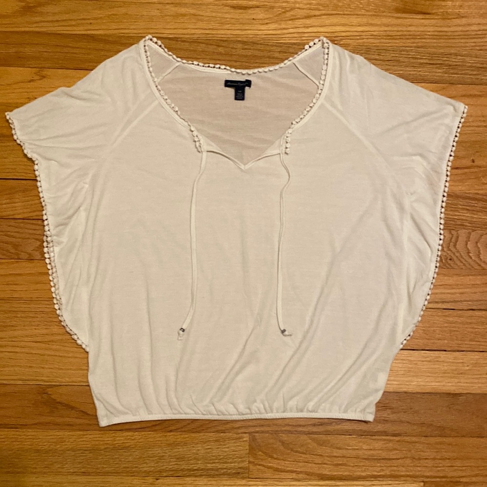 American Eagle Women’s Sleeveless Top. Color Cream. Size S.